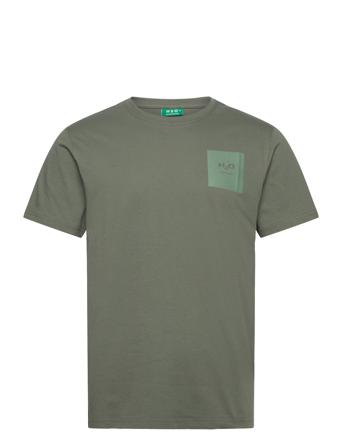 Lyø Organic Tee T-shirts Short-sleeved Grønn H2O*Betinget Tilbud