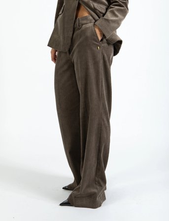 Coster Copenhagen Corduroy Suit Pants - Petra Fit - Brown - 38