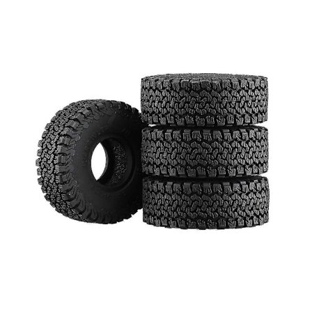 4 stk 58mm 1.0 Tommers Supermykt Dekk For 1/18 1/24 Rc Crawler Bil Axial Scx24 Ax24 Trx4m Fms Fcx24