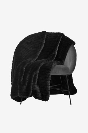 Skinnwille - Teppe Grace - Svart - Tepper & pledd - 140X220 - Fra Homeroom