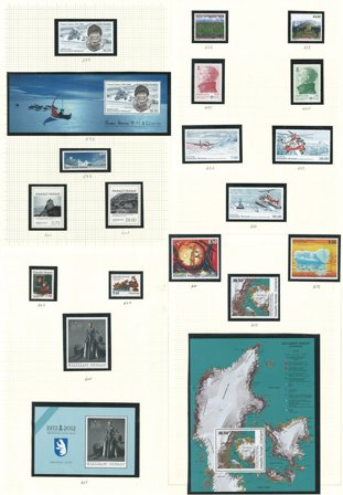 Grønland 2005-2012 - Samling i 1 album - Postfrisk