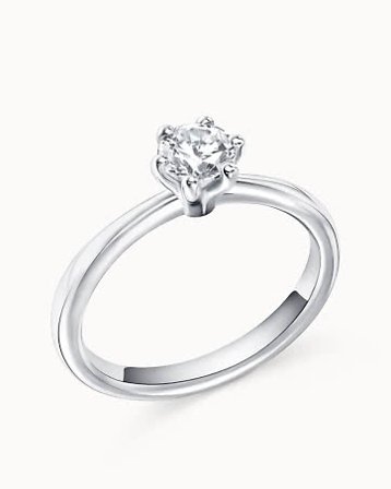 Solitaire Ring Daisy 950 Platinum Lab-Grown Diamond 0.30 Carat - Engagement Rings & Wedding Rings from Vanbruun