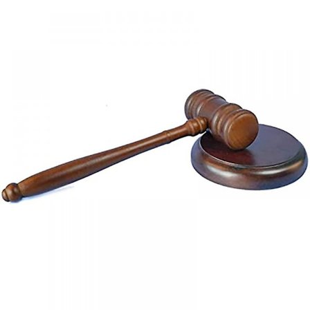 Högkvalitativ och hållbar trädomare hammare handgjord delikat trä Adjudgement Gavel för auktion lag