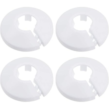 4 st väggfläns yttre diameter fläns enkel installation plast radiator escutcheon vattenrör avloppsrör täckkrage väggrör täckdekoration Pi