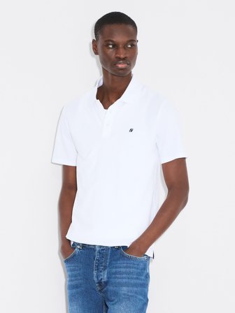 Holzweiler Slim-Fit Pique Polo Shirt - White - Men's - M