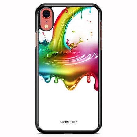 Bjornberry Skal iPhone XR - Regnbågs Splash