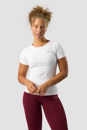 ICANIWILL - Everyday Seamless T-shirt White - Dames - sportkleding van ICIW