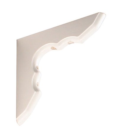 PN-BESLAG HYLLEKNEKT TRE HVIT 180X180MM