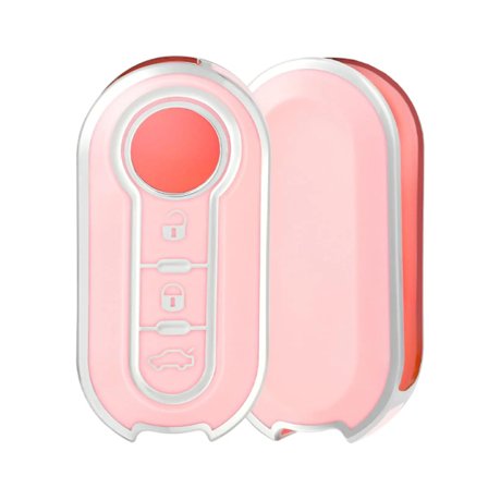 Fashion Bil Nøgle Etui Cover Til Fiat 500 Ducato Panda 500L Punto Lancia Musa Til Citroen Bil Nøglering Luksus Læder