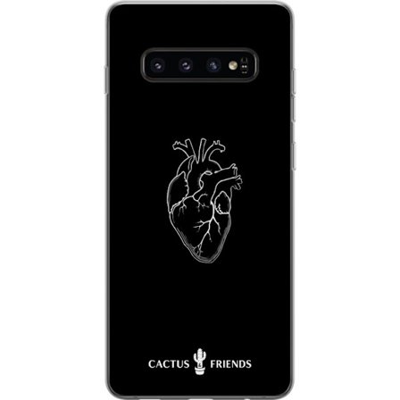 Yhteensopiva Puhelinkuori Samsung Samsung Galaxy S10 Kaktus ja Ystävät - Keskiaikaan Anatomia Sydän