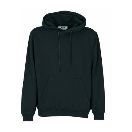 Msgm Hoodie Sort, Herre