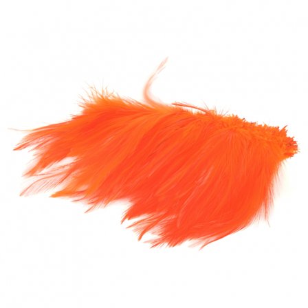 Saltwater Neck Hackle Hot Orange #187