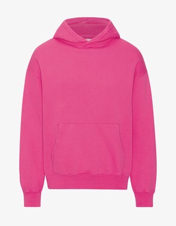 Organic Oversized Hood - Bubblegum Pink - XL