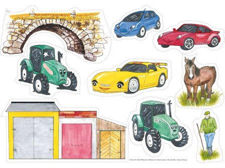 Flanosats favoriter 2/fp - Lyreco - Skola och förskola - Lekmaterial - Flanellograf