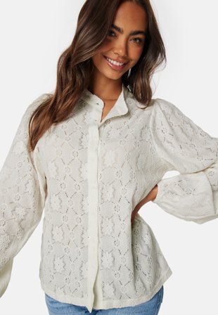 BUBBLEROOM Long Sleeve Button Blouse Klær