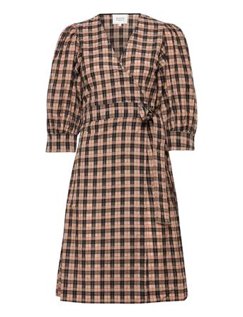 Osla Wrap Dress Beige Second Female