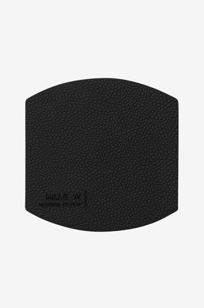 MiLLE W NORDISK DESIGN - Bordskåner Ellips 4-pak - Sort - Bar- & drinkstilbehør - Fra Homeroom