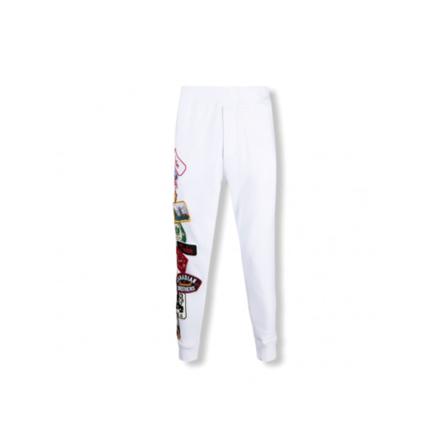 Dsquared2 Sweatpants With Print Hvid, Herre