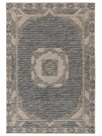 Washable Indoor/Outdoor Rug Safi Dark Grey/Beige Oeko-Tex