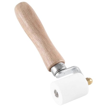 Kraftig 40mm Hvit Sømvalse for PVC / EPDM Taktekking Vinyl Terrassebelegg Membran og Banner Sveising