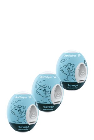 ONANIÄGG SAVAGE 3-PACK - Vuxen.se - Fleshlight, masturbator, lösvaginor, blowjob machine