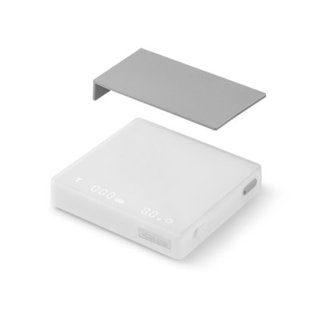 MHW-3BOMBER Mini Digital Kaffevægt med Timer, 2 kg/0,1 g Nøjagtighed, 3 Tilstande, Type-C Genopladelig, Bærbar til Espresso og Pour Over Kaffe