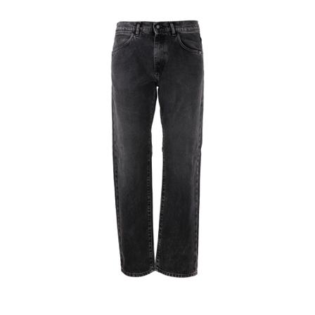 James Amish Recycled Denim Black RAW Denim Black , Blauw , Heren , Maat: W33 Regular Fit Jeans
