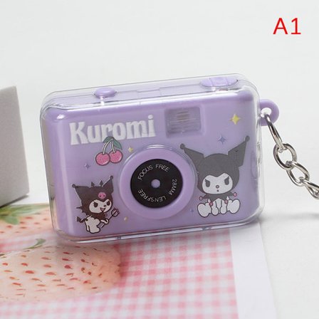 Sanrio Kuromi Melody Cinnamoroll Mini Camera Car Nyckelring A1