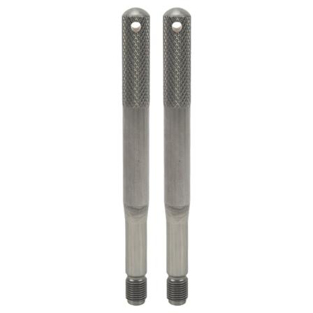 1 par hjulinställningsstift med hög hårdhet, slitstarkt, rostfritt fälgbultpilotsstift för bil M12x1,25