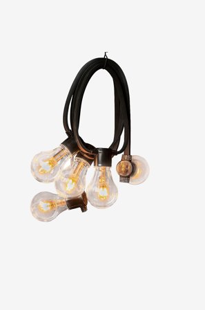 Konstsmide - B/O Slinga 10 LED Solpanel - Svart - Ljusslingor - Från Homeroom