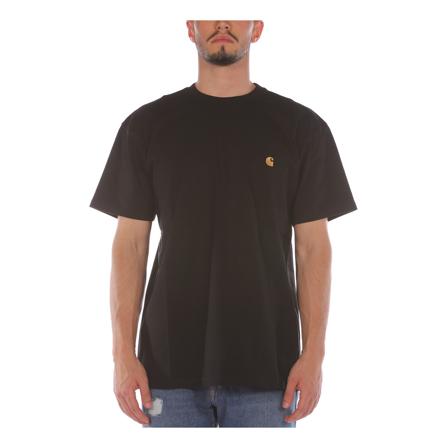 Carhartt Wip, T-Shirts Zwart, Heren, Maat:XL