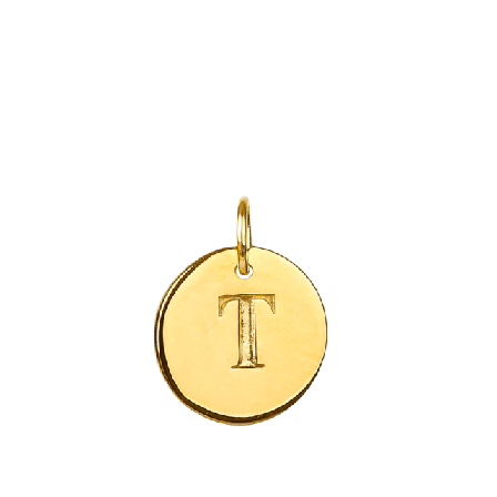 Syster P Beloved Mini Letter T Smycken & klockor Dam Guld ONESIZE