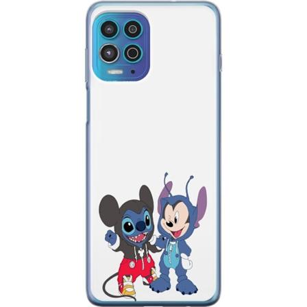 Motorola Moto G100 Gjennomsiktig deksel Stitch Mikke Mus