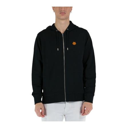 Kenzo, Zip-throughs Zwart, Heren, Maat:M,Katoen