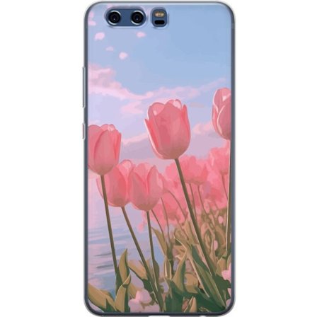 Mobilskal till Huawei P10 med Rosa Tulpaner