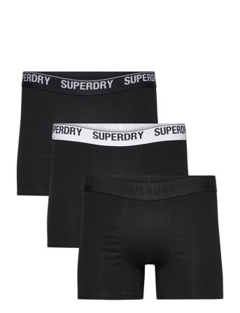 Boxer Multi Triple Pack Boksershorts Svart Superdry