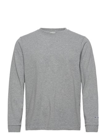 Long Sleeve Tee Rebirth T-shirts Long-sleeved Grå Nudie Jeans