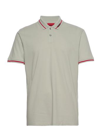 Dostner Polos Short-sleeved Grå HUGO