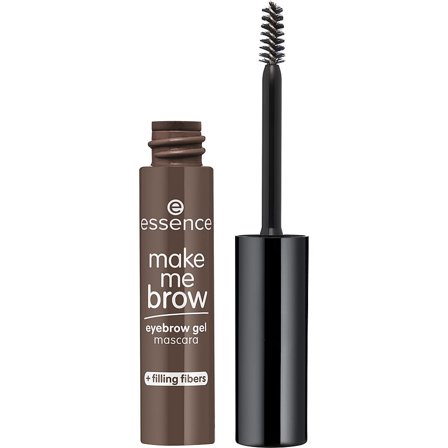 Essence Make Me Brow Eyebrow Gel Mascara 07 Dark Browny Brows, Makeup, Øjenbryn, Øjenbrynsfarve