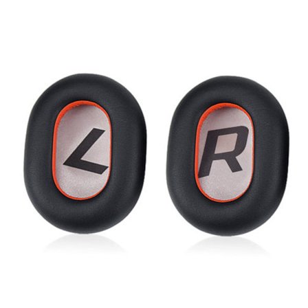 2 stk. øreputer erstatning øreputer pute for Plantronics Backbeat Pro 2 over-ear trådløse hodetelefoner (farge: svart)