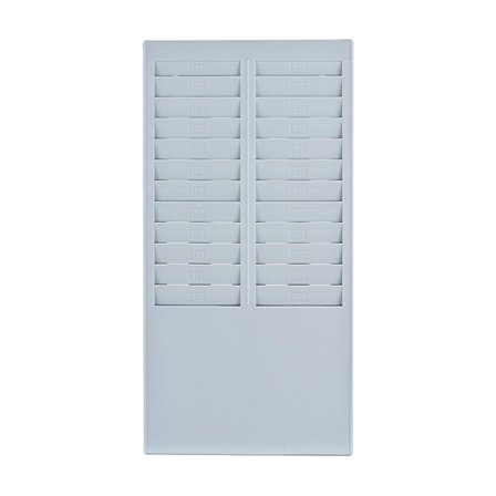 Tidskortstativ Veggmontert Holder 24 Lommespor For Oppmøteregistrator Punch Time Office