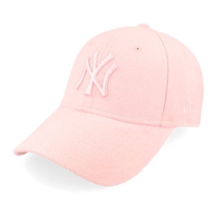 New Era - MLB Rosa adjustable Keps - New York Yankees Womens Towelling 9FORTY Pink/Pink Adjustable @ Hatstore