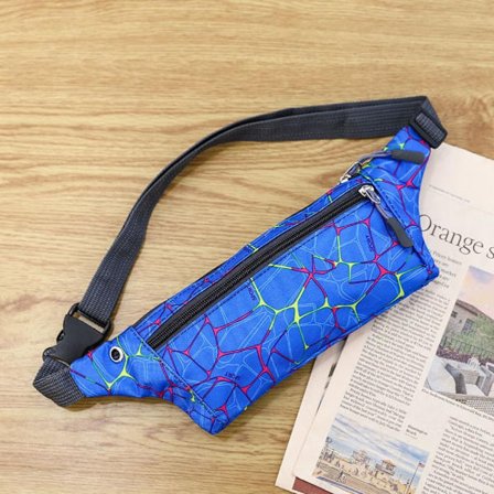 Herr Midjeväska Mobiltelefon Midjepaket BLÅ