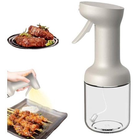 ING Sprayflaske, Olivenolie Spray, Velegnet til madlavning, Køkkensprayflaske til olie, Sauce sprayflaske til airfryere, ovne eller grill