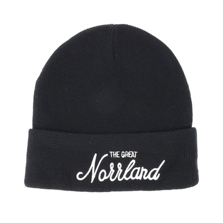 SQRTN - Noir cuff Bonnet - Great Norrland Black Beanie @ Hatstore
