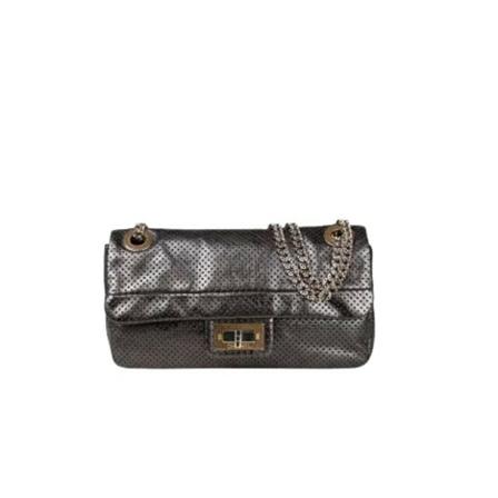 Chanel Vintage, Pre-owned Leather chanel-bags Zwart, unisex, Maat:ONE Size,leer
