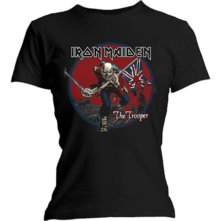 Iron Maiden Dam/Dam Trooper Red Sky T-shirt XXL Svart