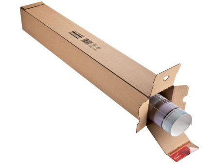 ColomPac Fyrkantstub 860x108x108mm brun - Lyreco - Emballage och lagerutrustning - Lådor och well - Papptuber