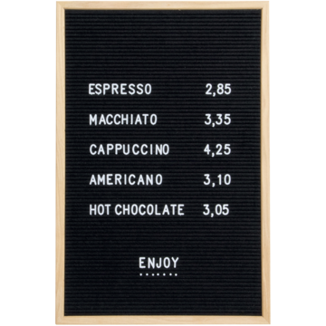 Securit Bokstavtavle 80x60cm