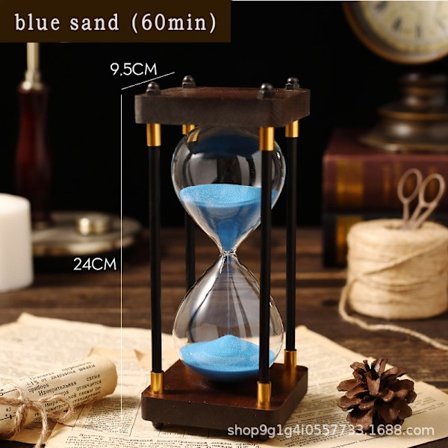 Tidsglas, Dekorativt Træ Tidsglas, Timer